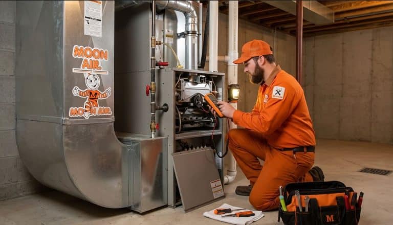 Moon Air Tech Performing Hvac Maintenance Checklist Tune Up In The Tri State Md Pa De Area